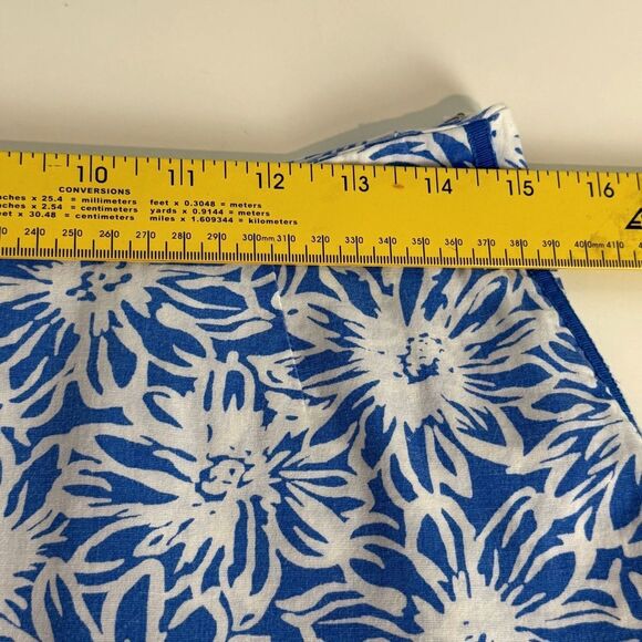 Golftini Blue White Floral Golf Skort 6 - Picture 6 of 8